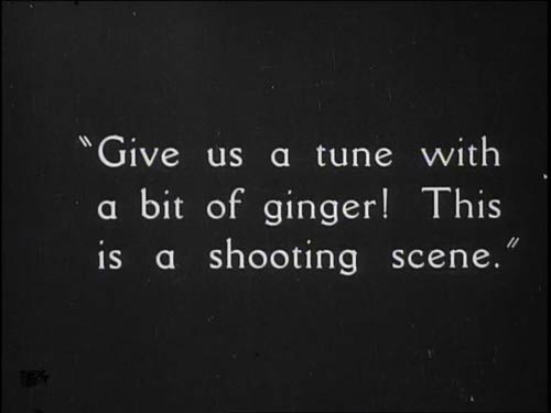 Give us a tune with a bit of ginger! This is a shooting scene.
