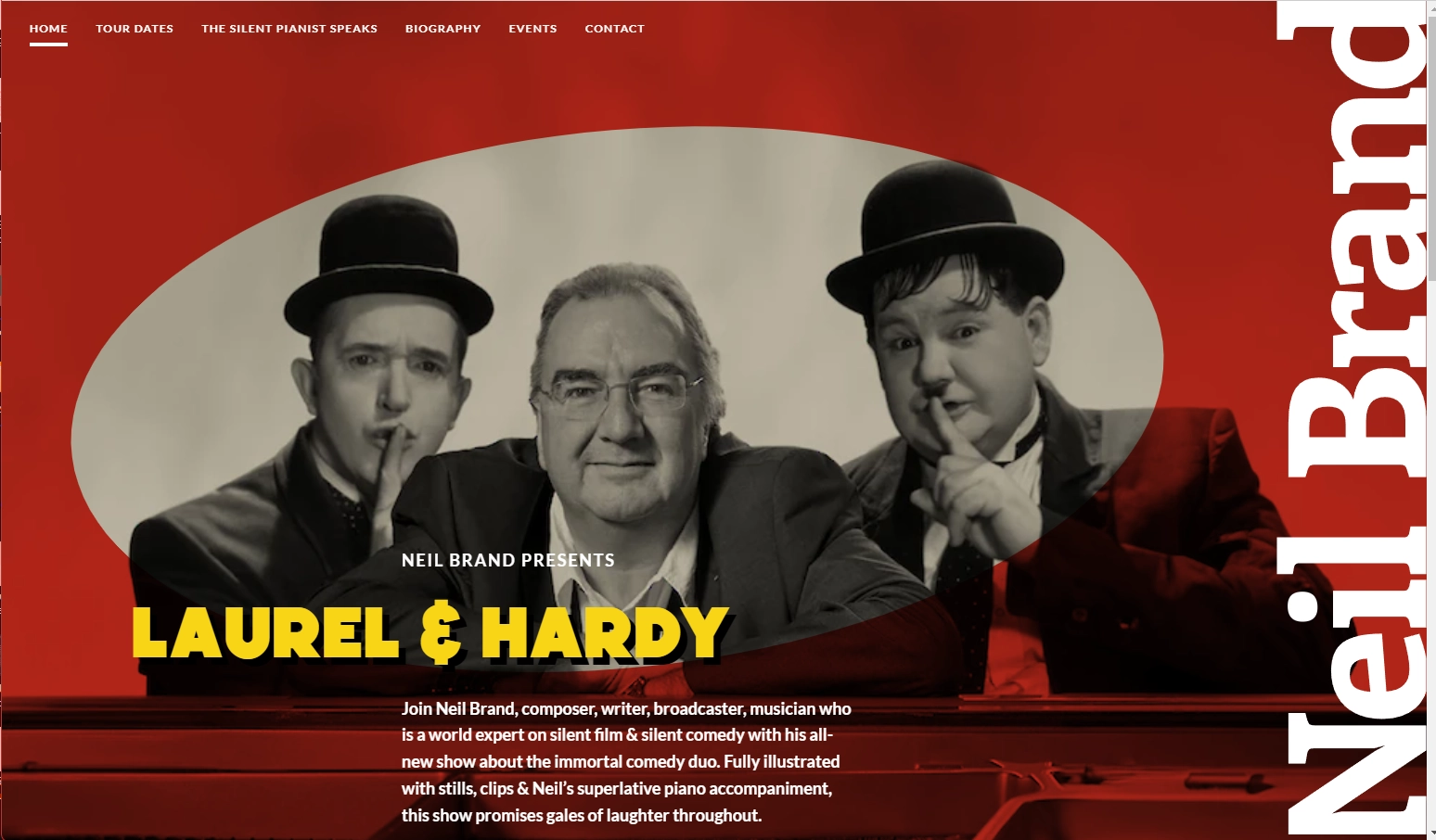 Neil Brand Presents - An evening of Laurel & Hardy